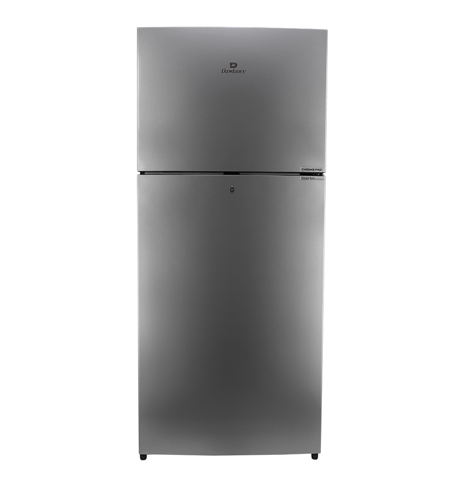 Dawlance 9191WB Chrome Pro Hairline Silver Double Door Refrigerator